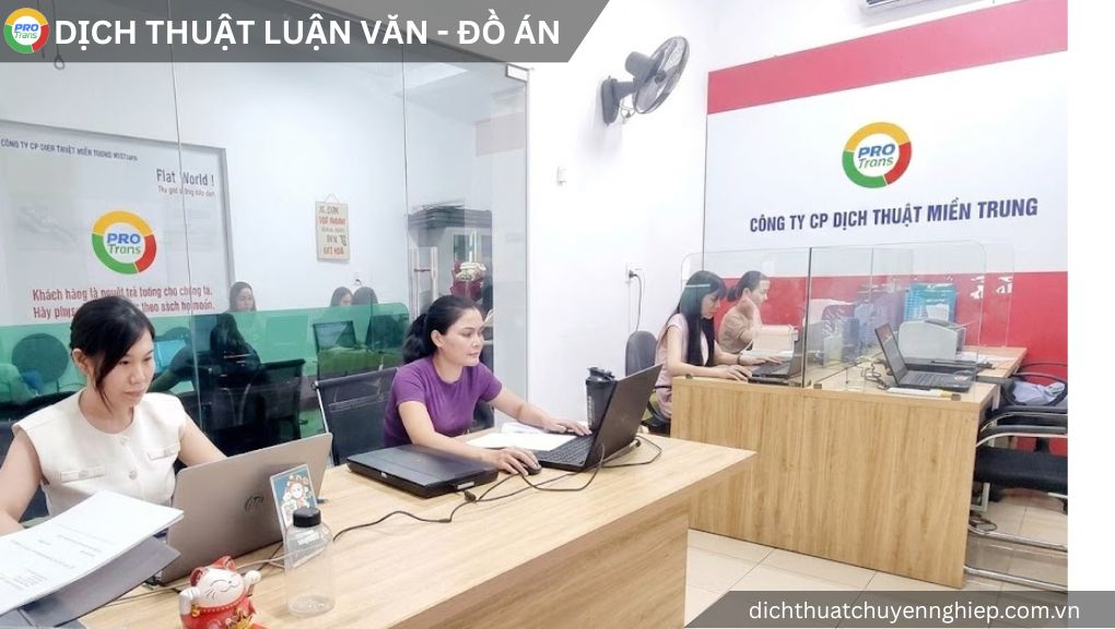 Dịch thuật Luận Văn - đồ án tại Quận 7 - PROTRANS