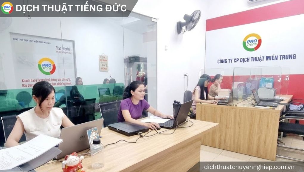 Dịch thuật tiếng Đức tại Quận 8 - PROTRANS