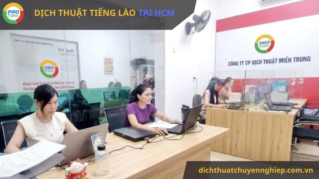 Dịch thuật tiếng Lào tại Quận 9 - PROTRANS