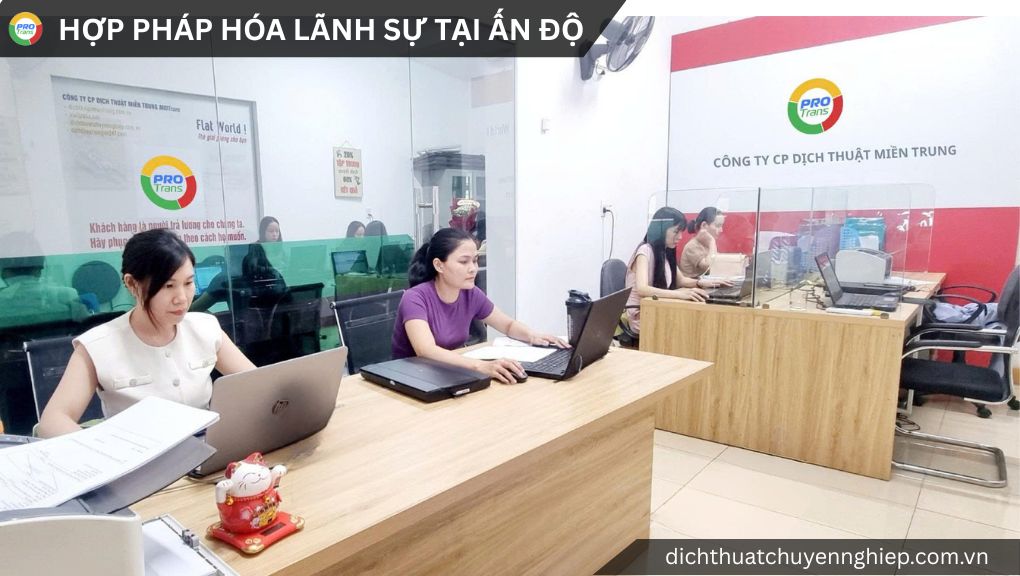 Đội ngũ chuyên viên xử lý hồ sơ dịch vụ hợp pháp hóa lãnh sự tại ấn độ