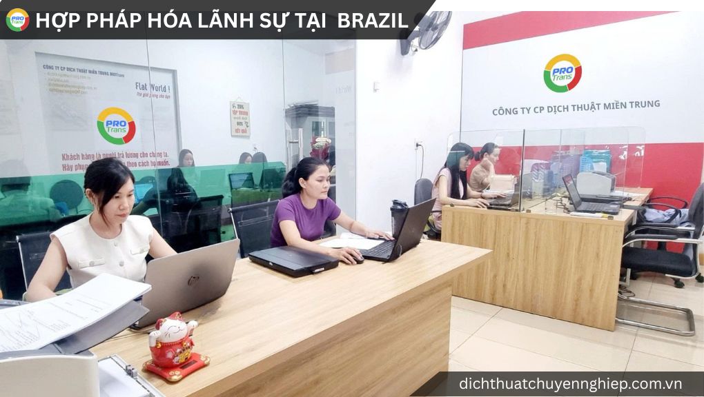 Đội ngũ chuyên viên tư vấn hồ sơ hợp pháp hóa lãnh sự tại brazil và rà soát tính hợp lệ của tài liệu.