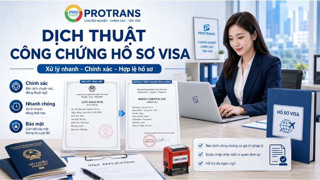 Dịch thuật công chứng Hồ sơ Visa tại Quận 10 với thời gian xử lý trong ngày hoặc từ 1–2 ngày làm việc, tùy số lượng giấy tờ và yêu cầu hoàn thiện hồ sơ.
