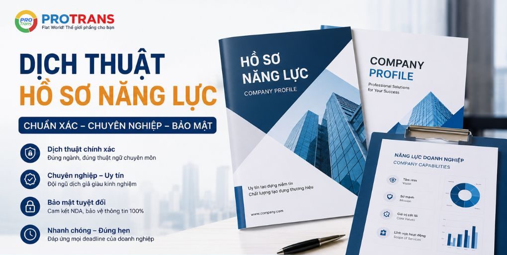 Dịch thuật Hồ sơ năng lực tại Quận 10 với thời gian xử lý tiêu chuẩn từ 1–2 ngày, hỗ trợ triển khai gối đầu và bàn giao trong 24 giờ cho hồ sơ đấu thầu khẩn cấp.