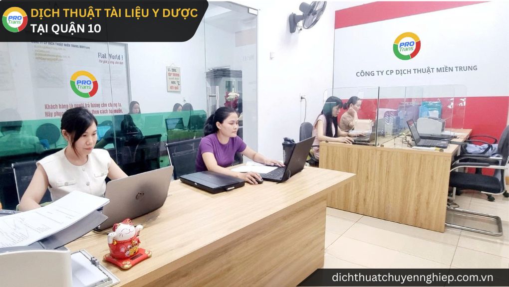 Dịch thuật tài liệu Y Dược tại Quận 10, tiếp nhận file online và rà soát yêu cầu chuyên ngành y khoa trước khi báo giá.