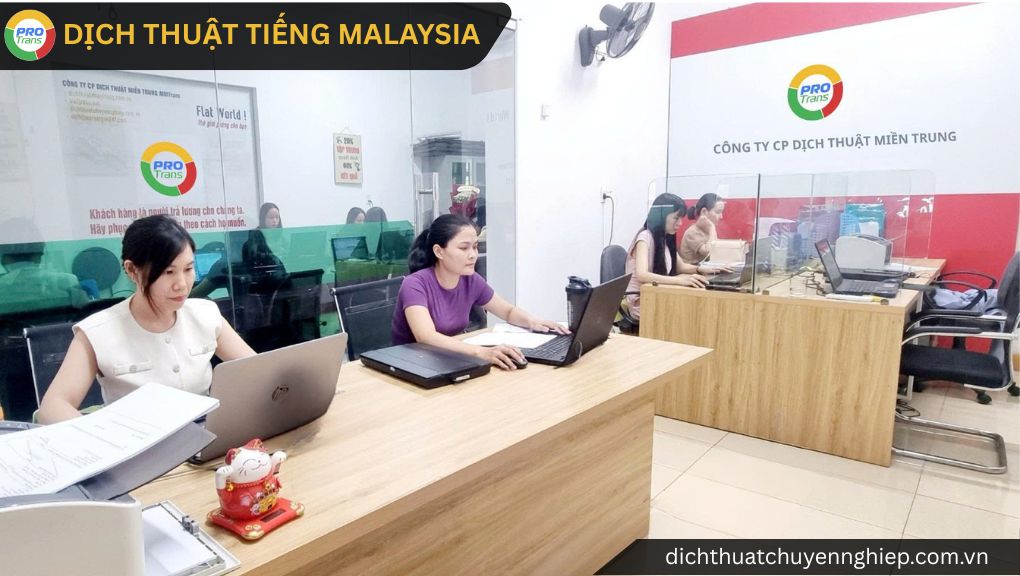 Dịch thuật tiếng Malaysia tại Quận 12 hỗ trợ tiếp nhận file online, kiểm tra mục đích sử dụng và tư vấn phương án xử lý phù hợp với đặc điểm của ngôn ngữ Malaysia.