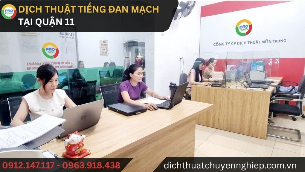 Dịch thuật tiếng Đan Mạch tại Quận 11 - Giải pháp ngôn ngữ chuẩn xác