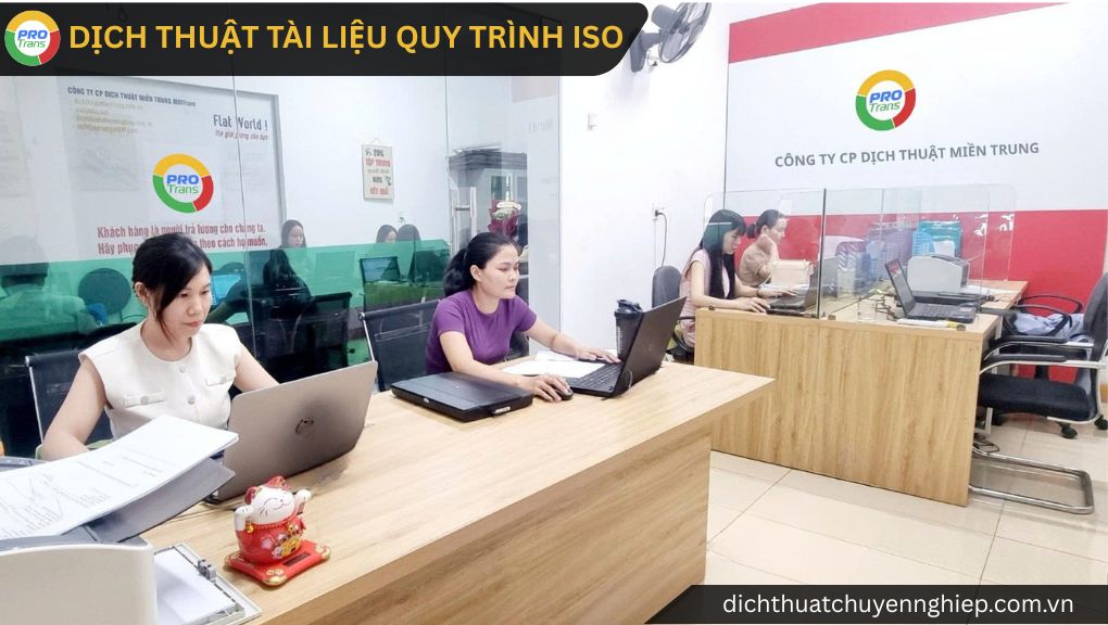 PROTRANS tiếp nhận Dịch thuật tài liệu Quy trình ISO tại Quận 12, hỗ trợ doanh nghiệp kiểm tra file PDF/Word và nội dung liên quan Tiêu chuẩn ISO 9001 trước khi triển khai.